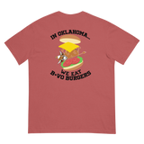 We Eat B-Vo Burgers T-Shirt - RedCup Oklahoma